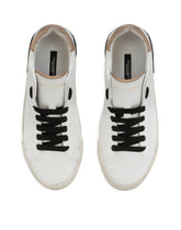 Vintage Portofino sneakers in calfskin leather - | Dolce & Gabbana