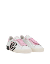 Portofino vintage calfskin sneakers - | Dolce & Gabbana
