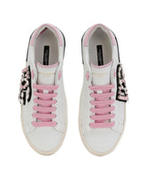 Portofino vintage calfskin sneakers - | Dolce & Gabbana