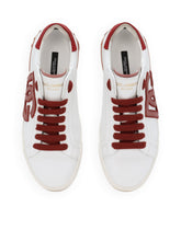 Portofino vintage calfskin sneakers - | Dolce & Gabbana