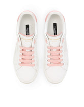 Calfskin Portofino sneakers - | Dolce & Gabbana