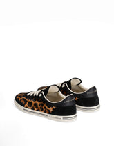 Calf Saint Tropez Light sneakers with Leo print - | Dolce & Gabbana