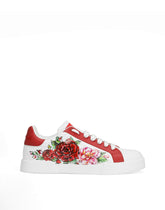 Calfskin Portofino sneakers - | Dolce & Gabbana
