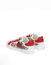 Calfskin Portofino sneakers - | Dolce & Gabbana