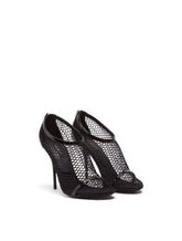 Polished calfskin and mesh sandals - | Dolce & Gabbana