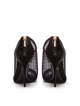 Polished calfskin and mesh sandals - | Dolce & Gabbana