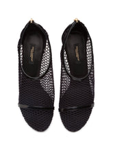 Polished calfskin and mesh sandals - | Dolce & Gabbana