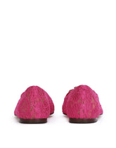 SLIPPER IN TAORMINA LACE WITH CRYSTALS - | Dolce & Gabbana