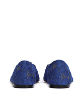 SLIPPER IN TAORMINA LACE WITH CRYSTALS - | Dolce & Gabbana