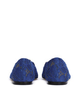 SLIPPER IN TAORMINA LACE WITH CRYSTALS - | Dolce & Gabbana