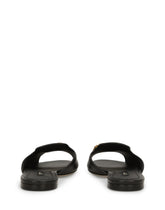 CALFSKIN SLIDERS WITH DG LOGO - | Dolce & Gabbana