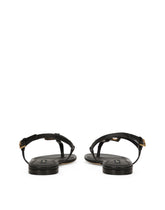 Women's Brown Leather Sandals - | Dolce & Gabbana