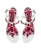 Patent leather thong sandals - | Dolce & Gabbana