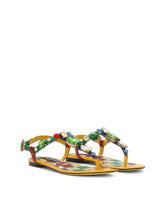 Patent leather thong sandals - | Dolce & Gabbana