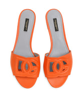 Calfskin slides with DG Millennials logo - | Dolce & Gabbana