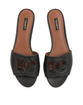 Calfskin slides with DG Millennials logo - | Dolce & Gabbana