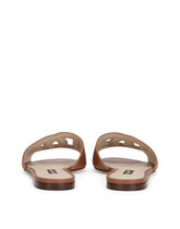 Calfskin slides with DG Millennials logo - | Dolce & Gabbana