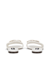 Calfskin slides with DG logo - | Dolce & Gabbana