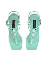 Nappa leather DG thong sandals - | Dolce & Gabbana