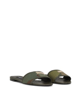 Camouflage patchwork slides - | Dolce & Gabbana