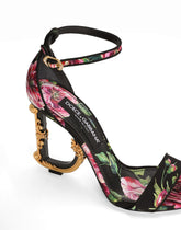 Satin baroque DG sandals - | Dolce & Gabbana
