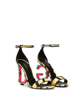 Printed elaphe baroque DG sandals - | Dolce & Gabbana