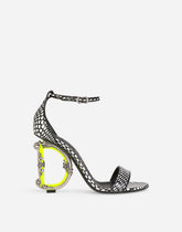 Printed elaphe baroque DG sandals - | Dolce & Gabbana