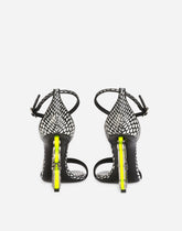 Printed elaphe baroque DG sandals - | Dolce & Gabbana
