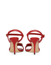 CALFSKIN SANDALS WITH DG AMORE LOGO - | Dolce & Gabbana