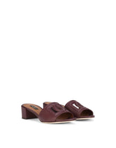 Calfskin mules with DG Millennials logo - | Dolce & Gabbana