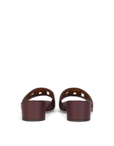 Calfskin mules with DG Millennials logo - | Dolce & Gabbana