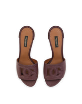 Calfskin mules with DG Millennials logo - | Dolce & Gabbana