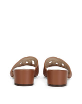 Calfskin mules with DG Millennials logo - | Dolce & Gabbana