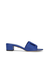 Calfskin sliders with DG logo - | Dolce & Gabbana