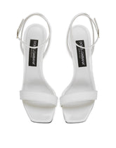 Patent leather sandals with 3.5 heel - | Dolce & Gabbana