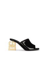 Patent leather mules with 3.5 heel - | Dolce & Gabbana