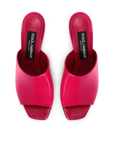 Patent leather mules with 3.5 heel - | Dolce & Gabbana