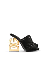 Down-padded mules with 3.5 heel - | Dolce & Gabbana