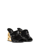Down-padded mules with 3.5 heel - | Dolce & Gabbana