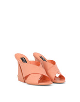 Calfskin mules with geometric heel - | Dolce & Gabbana