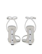 Patent leather sandals with 3.5 heel - | Dolce & Gabbana