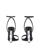 Patent leather sandals with 3.5 heel - | Dolce & Gabbana