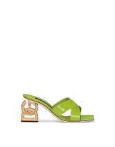 Polished calfskin mules with 3.5 heel - | Dolce & Gabbana