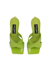 Polished calfskin mules with 3.5 heel - | Dolce & Gabbana