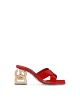 Polished calfskin mules with 3.5 heel - | Dolce & Gabbana