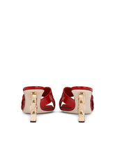 Polished calfskin mules with 3.5 heel - | Dolce & Gabbana