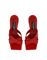Polished calfskin mules with 3.5 heel - | Dolce & Gabbana