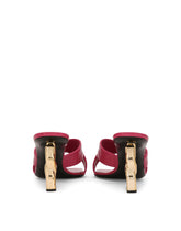 Crocodile-print calfskin mules with DG pop heel - | Dolce & Gabbana