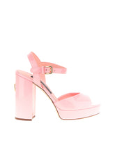 Patent leather platform sandals - | Dolce & Gabbana