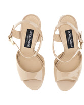 Patent leather platform sandals - | Dolce & Gabbana